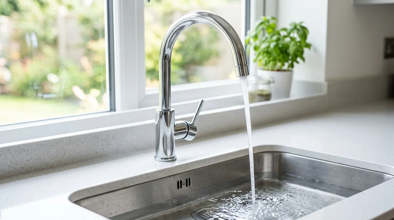 Local Plumbing Master Pros same day plumber fixing a faucet in Medina, ND